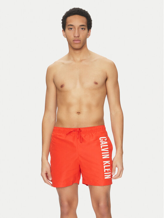 Calvin Klein Swimwear Calvin Klein Swimwear Kupaće gaće i hlače KM0KM01092 Crvena Regular Fit