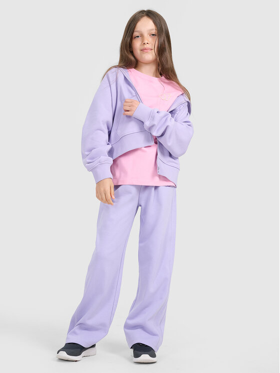 4F 4F T-Shirt KITTY JOGA Różowy jasny Regular Fit