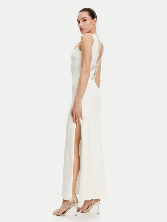 Marciano Guess Marciano Guess Abendkleid 5RGK45 6869Z Écru Regular Fit