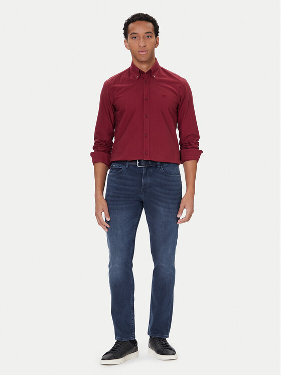 BOSS BOSS Koszula H-Roan 50544917 Czerwony Slim Fit
