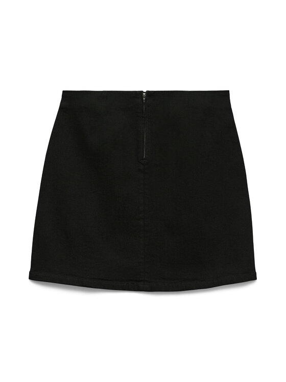 Vero Moda Vero Moda Spódnica jeansowa Nelly 10311322 Czarny Regular Fit