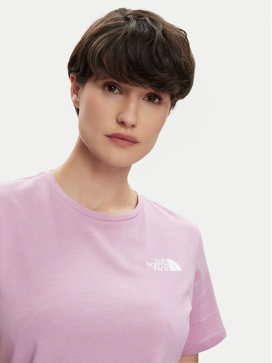 The North Face The North Face Treniņkrekls Foundation Mountain NF0A882V Rozā Regular Fit