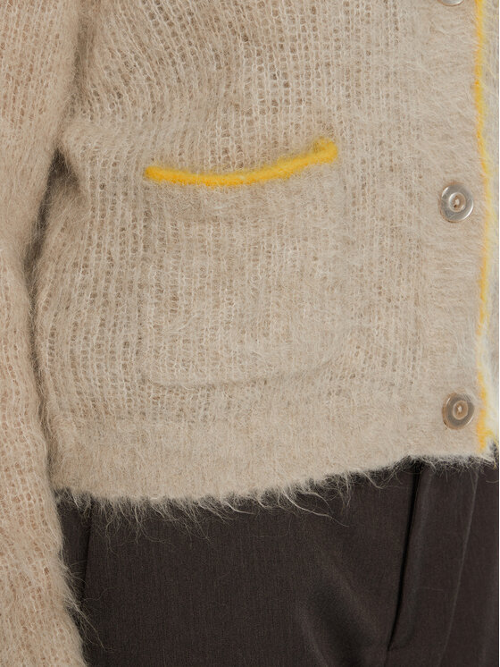American Vintage American Vintage Cardigan Bymi BYM19AH24 Bej Loose Fit