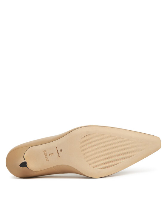 BOSS BOSS Pantofi cu toc subțire Charlize 50536288 Bej