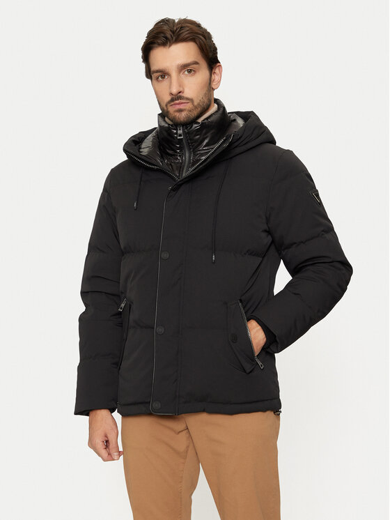 Guess Guess Зимова куртка M4BL43 WGJR2 Чорний Regular Fit