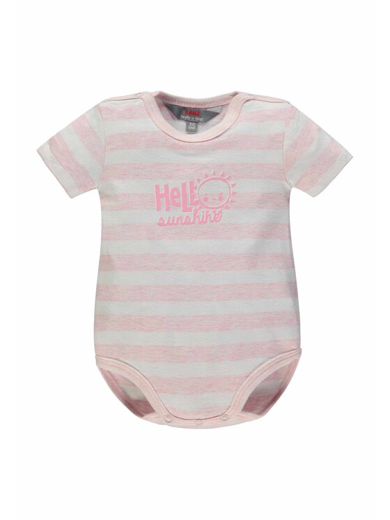 Kanz Kanz Komplet body i śpiochy 1836713-8420 Różowy Basic Fit