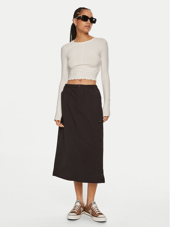 Vans Vans Midi suknja Riley VN000HQB Crna Regular Fit