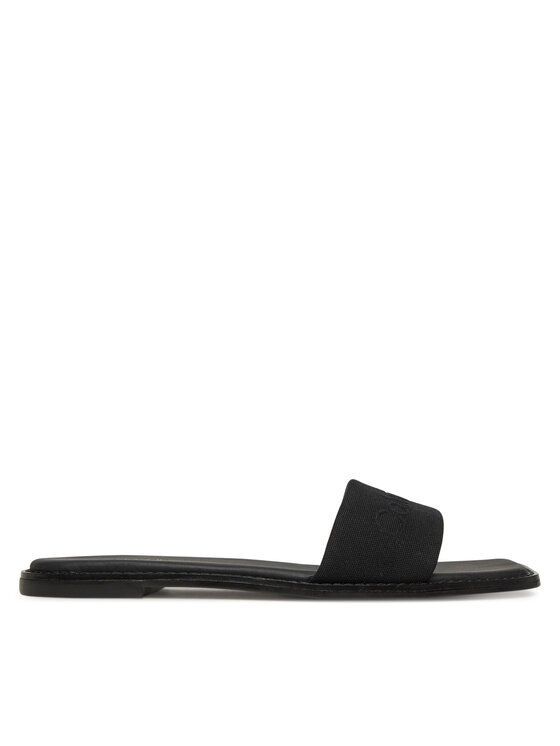 Şlapi Calvin Klein Flat Slide - He HW0HW02378 Negru