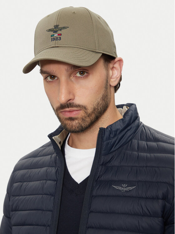 Șapcă Aeronautica Militare Cappellino 242HA1179CT2848 Kaki