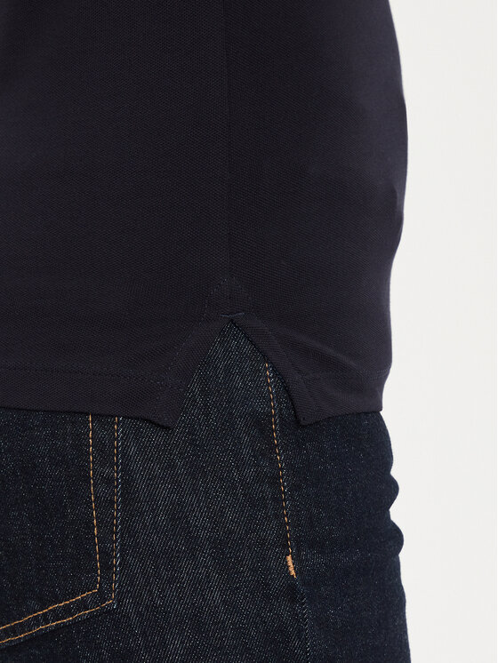Tommy Hilfiger Tommy Hilfiger Polokošeľa Script WW0WW43624 Tmavomodrá Slim Fit
