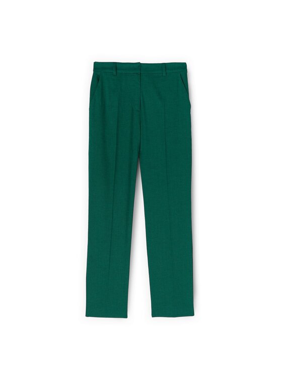 Motivi Motivi Spodnie materiałowe P077Q004519N035 Zielony Regular Fit