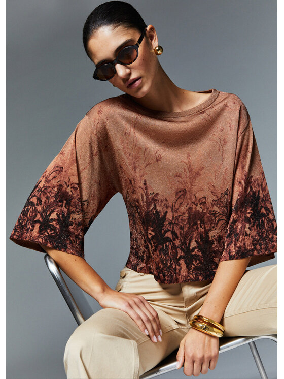 Liu Jo Liu Jo Maglione CA6355MA71NP9655 Marrone Regular Fit