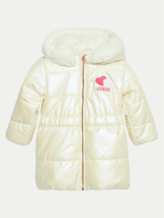 Guess Guess Žieminė striukė A4BL01 WGJC0 Smėlio Regular Fit