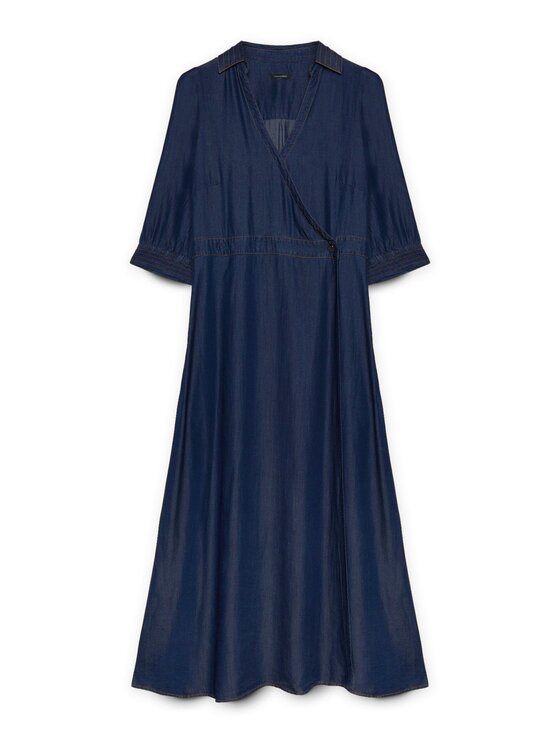 Fiorella Rubino Fiorella Rubino Vestito elegante 7492T001501N024 Blu A-Line Fit