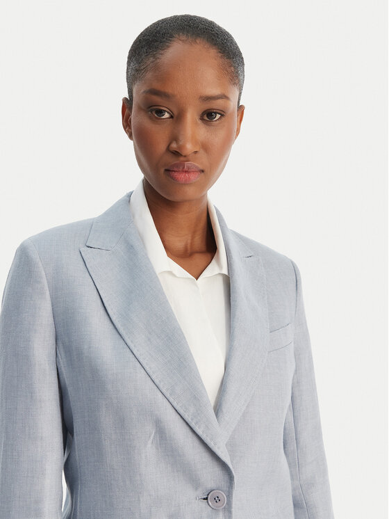Weekend Max Mara Weekend Max Mara Marynarka Nalut 2615041072 Błękitny Regular Fit