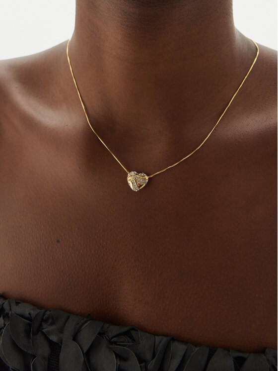 Guess Guess Ogrlica JUBN04 501JW Zlatna