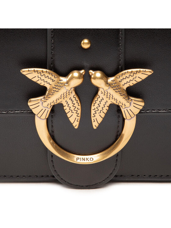 PINKO Pinko Soma Love Mini Icon Simply 4 C PE 21 PLTT 1P221P Y6XT Melns