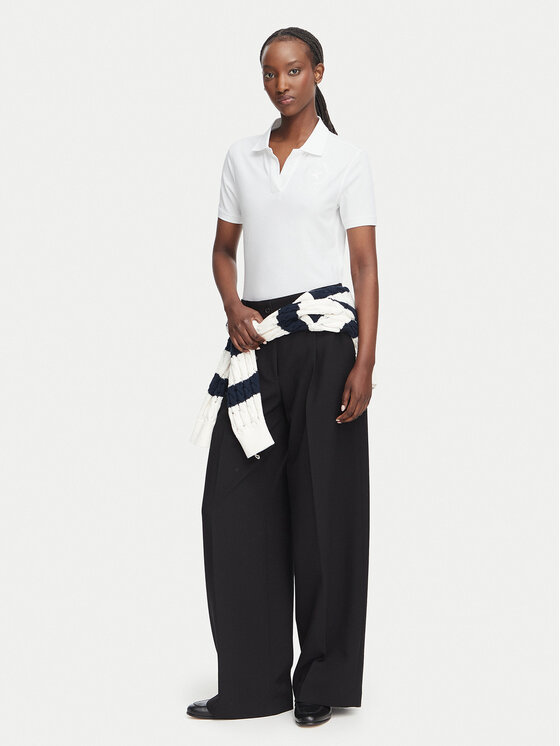 Beverly Hills Polo Club Beverly Hills Polo Club Поло L2604-HR Білий Regular Fit