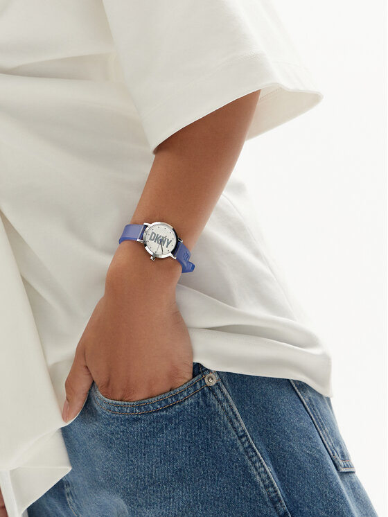 DKNY DKNY Laikrodis NY6661SET Tamsiai mėlyna