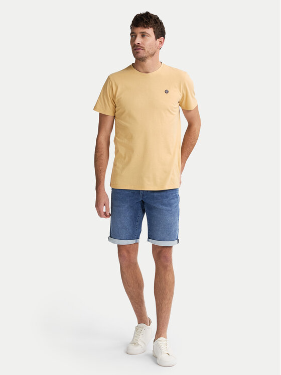 Petrol Industries Petrol Industries Szorty jeansowe M-ROS-SHO001 Niebieski Slim Fit