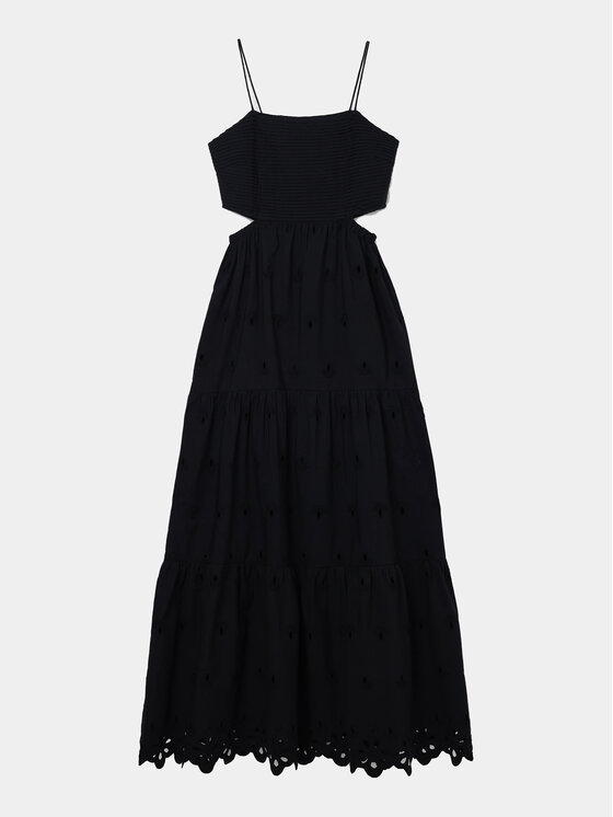 Desigual Desigual Rochie de vară Malver 24SWVW12 Negru Regular Fit