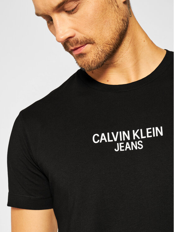 Calvin Klein Jeans Calvin Klein Jeans T-Shirt J30J315728 Černá Regular Fit