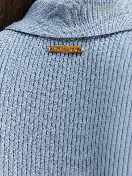 MICHAEL Michael Kors MICHAEL Michael Kors Trikotāžas kleita MT5834F33D Gaiši zils Regular Fit