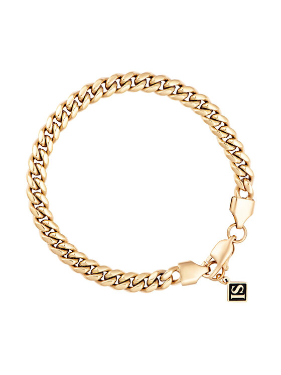 Męska Bransoletka ICED STUFF, Złota, Miami Cuban Link