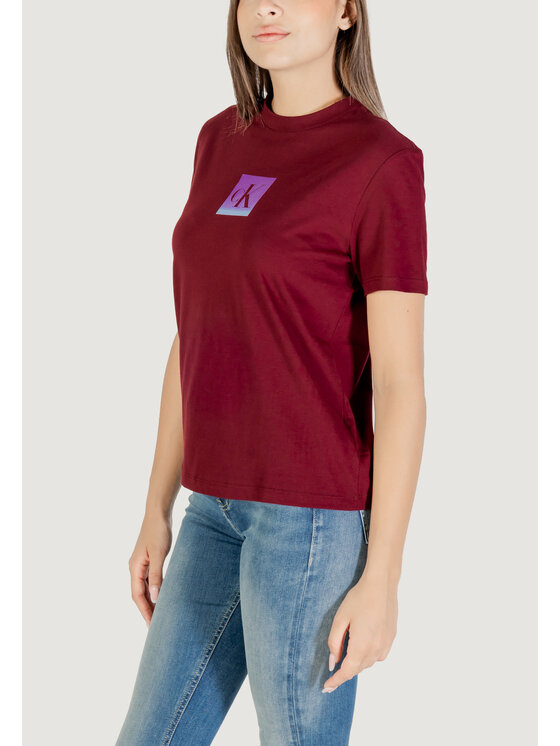Calvin Klein Jeans Calvin Klein Jeans T-shirt SS CLASSIC FIT TEE Bordeaux Classic Fit