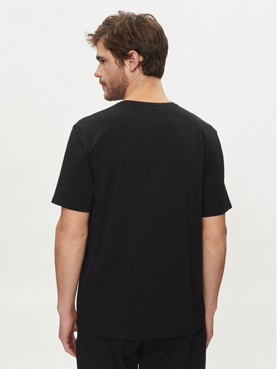 BOSS Boss Marškinėliai Unique 50515395 Juoda Regular Fit