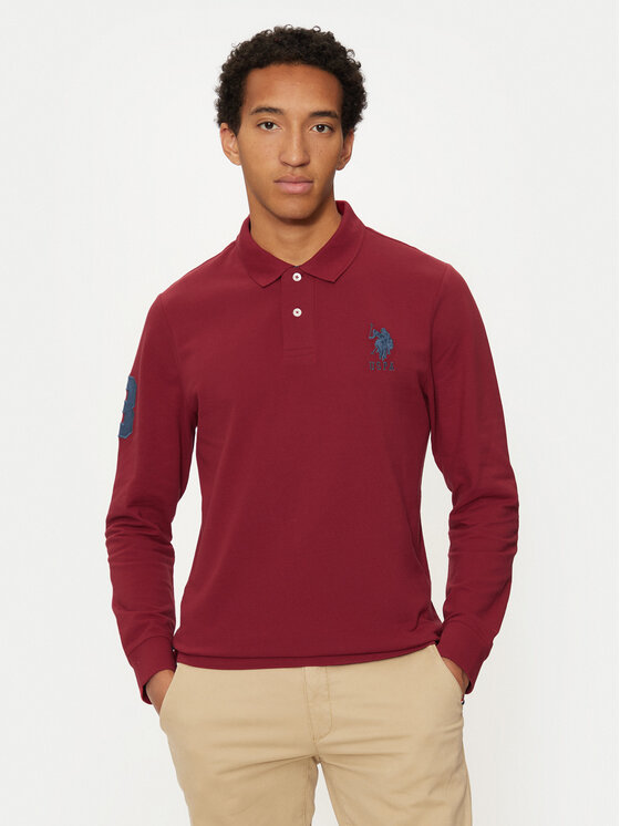 Poloshirt U.S. Polo Assn., Größe L Rot MUP1935