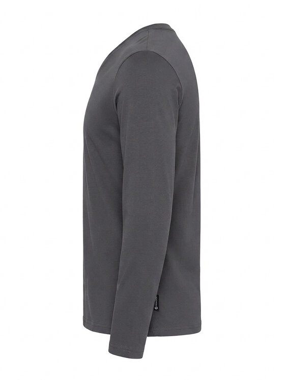 Ombre Ombre S dlouhým rukávem L171 Tmavě šedá Regular Fit