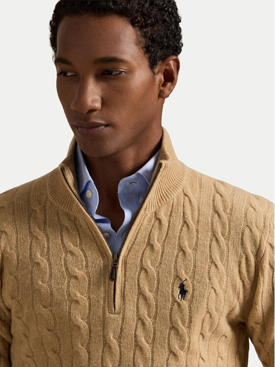 Polo Ralph Lauren Polo Ralph Lauren Pulover 710876766006 Bež Regular Fit
