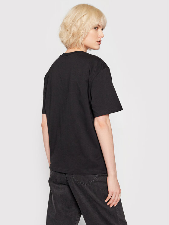 2005 2005 Тишърт Unisex Signature Tee Черен Relaxed Fit