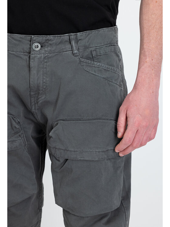 Alpha Industries Alpha Industries Spodnie materiałowe AI.148207-684-34 Szary Straight Leg