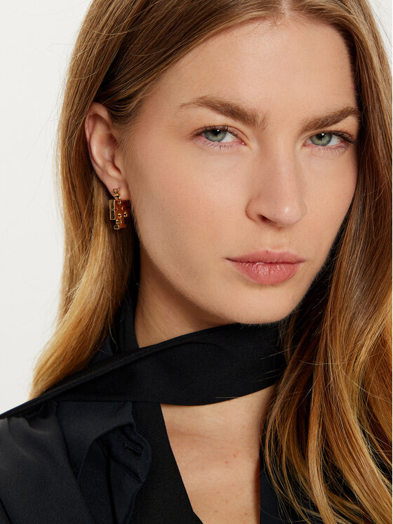 Tory Burch Tory Burch Fülbevaló Eleanor Hidden Hoop Earring 157956 Arany