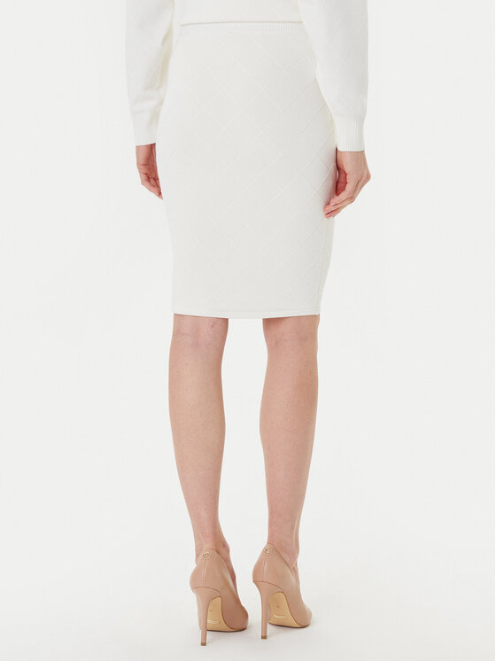 Marciano Guess Marciano Guess Midi szoknya 5YGD29 5036Z Fehér Slim Fit