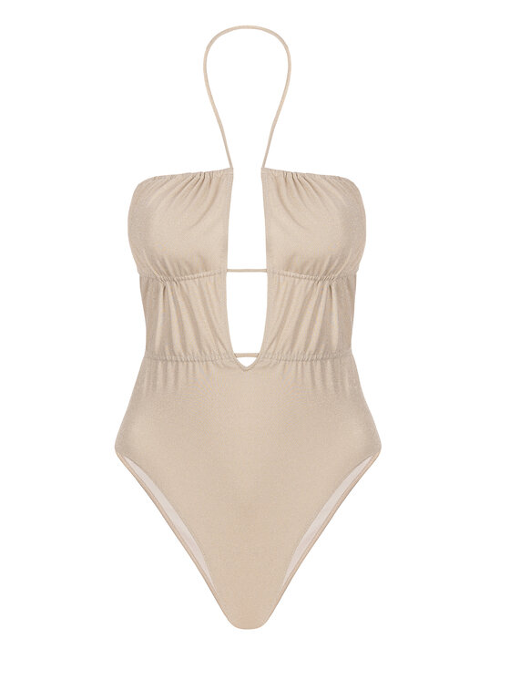 Miss Lou Miss Lou Costume da bagno J-LG1-E Écru