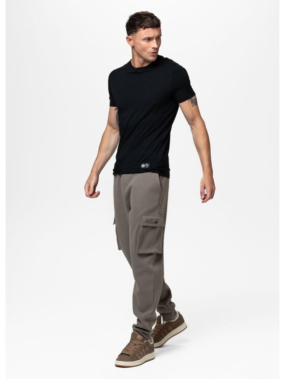 PITBULL PITBULL Spodnie dresowe CYPRESS SPORT Szary Regular Fit