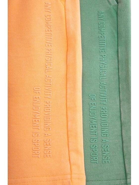 Coccodrillo Coccodrillo Šortky z materiálu WC6120501IBJ-006 Oranžová Regular Fit
