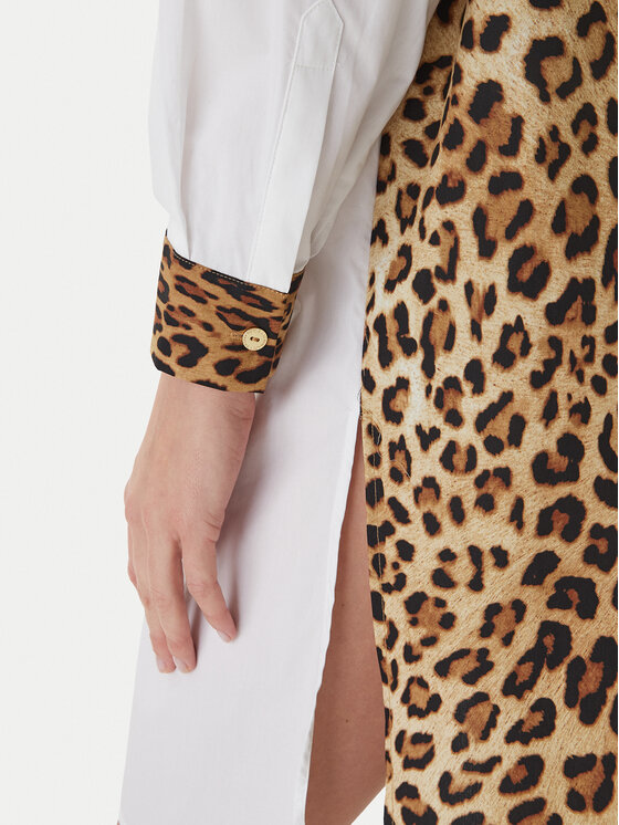 LOLA CASADEMUNT LOLA CASADEMUNT Φόρεμα πουκάμισο LS2615118 Εκρού Loose Fit