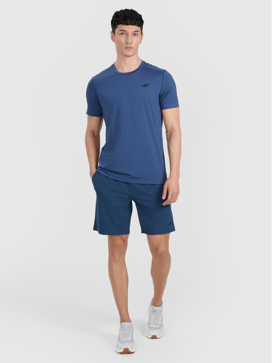 4F 4F Φανελάκι τεχνικό 4FWAW25TFTSM1521-32S Μπλε Regular Fit