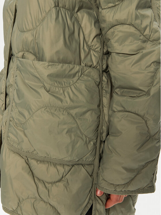 Deha Deha Átmeneti kabát D12578 Zöld Relaxed Fit