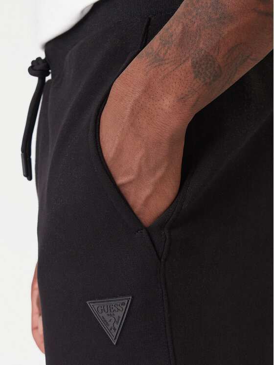 Guess Guess Teplákové kalhoty Z6RB03 K9YI1 Černá Regular Fit