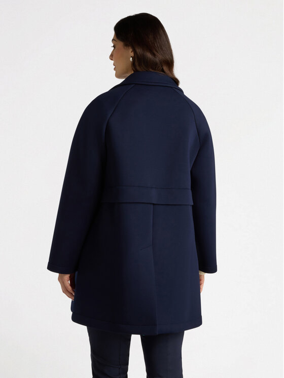 Fiorella Rubino Fiorella Rubino Cappotto 0818L000043N0Z4 Blu A-Line Fit