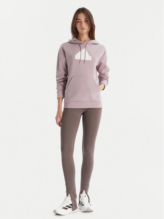 adidas adidas Mikina Future Icons Badge of Sport IS3641 Fialová Regular Fit