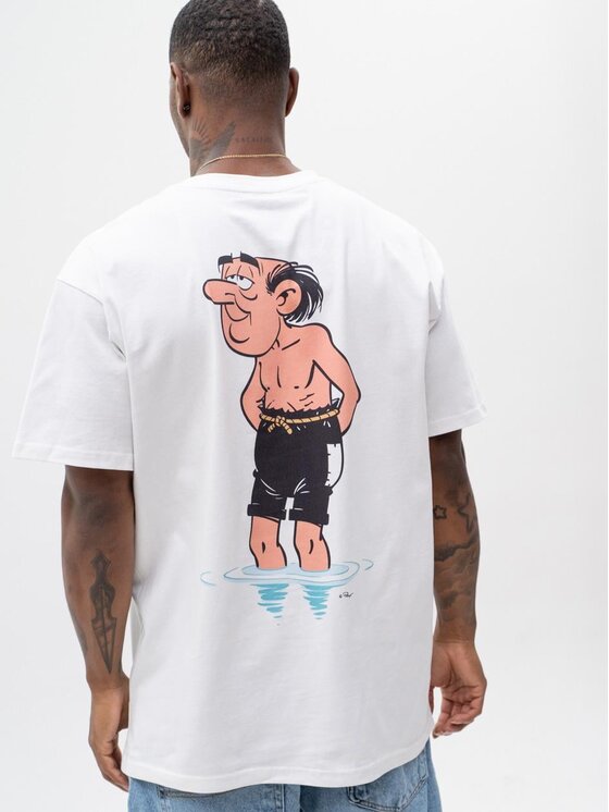 Smerfy Smerfy T-Shirt 119772 Biały Oversize