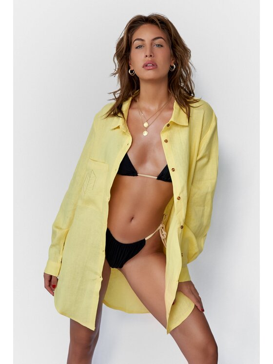 La Michaux La Michaux Camicia GISELE linen Giallo