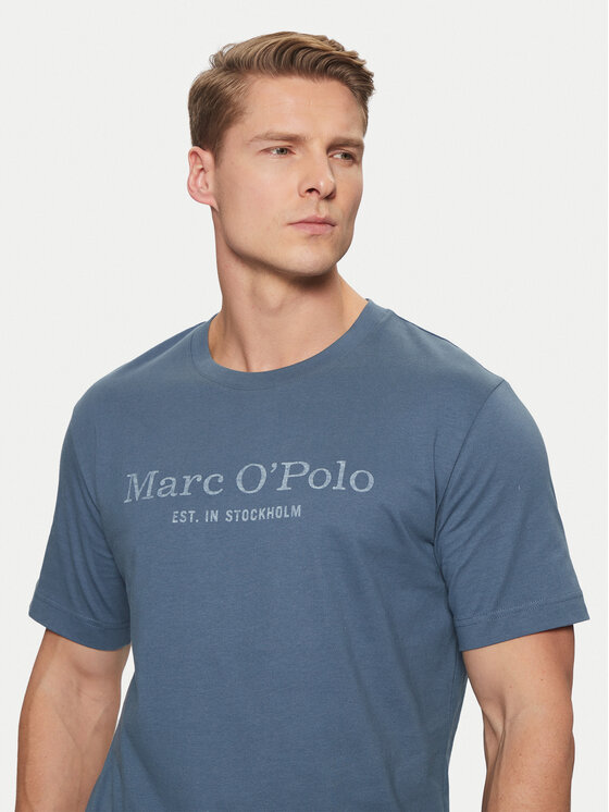 Marc O'Polo Marc O'Polo T-Shirt 520 2012 51052 Niebieski Regular Fit