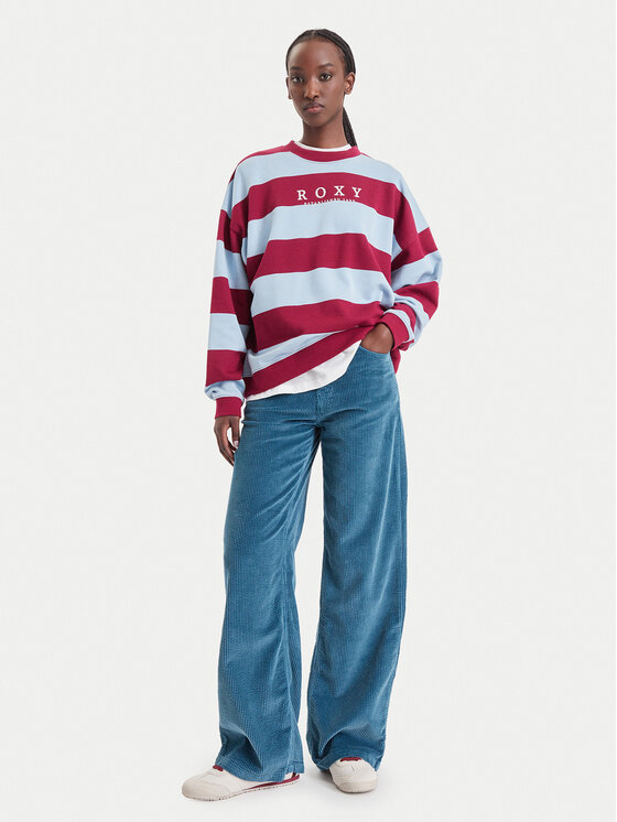 Roxy Roxy Riidest püksid Surf Crush ERJNP03727 Sinine Relaxed Fit